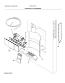 Controls & ice dispenser