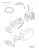 Fresh food ice maker