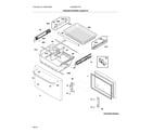 Frigidaire LGHB2867PFIA freezer drawer, baskets diagram