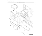 Frigidaire LGHB2867PFIA controls & ice dispenser diagram