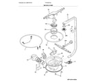 Frigidaire FFCD2413US0A motor & pump diagram