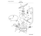Frigidaire FFCD2418US0A motor & pump diagram