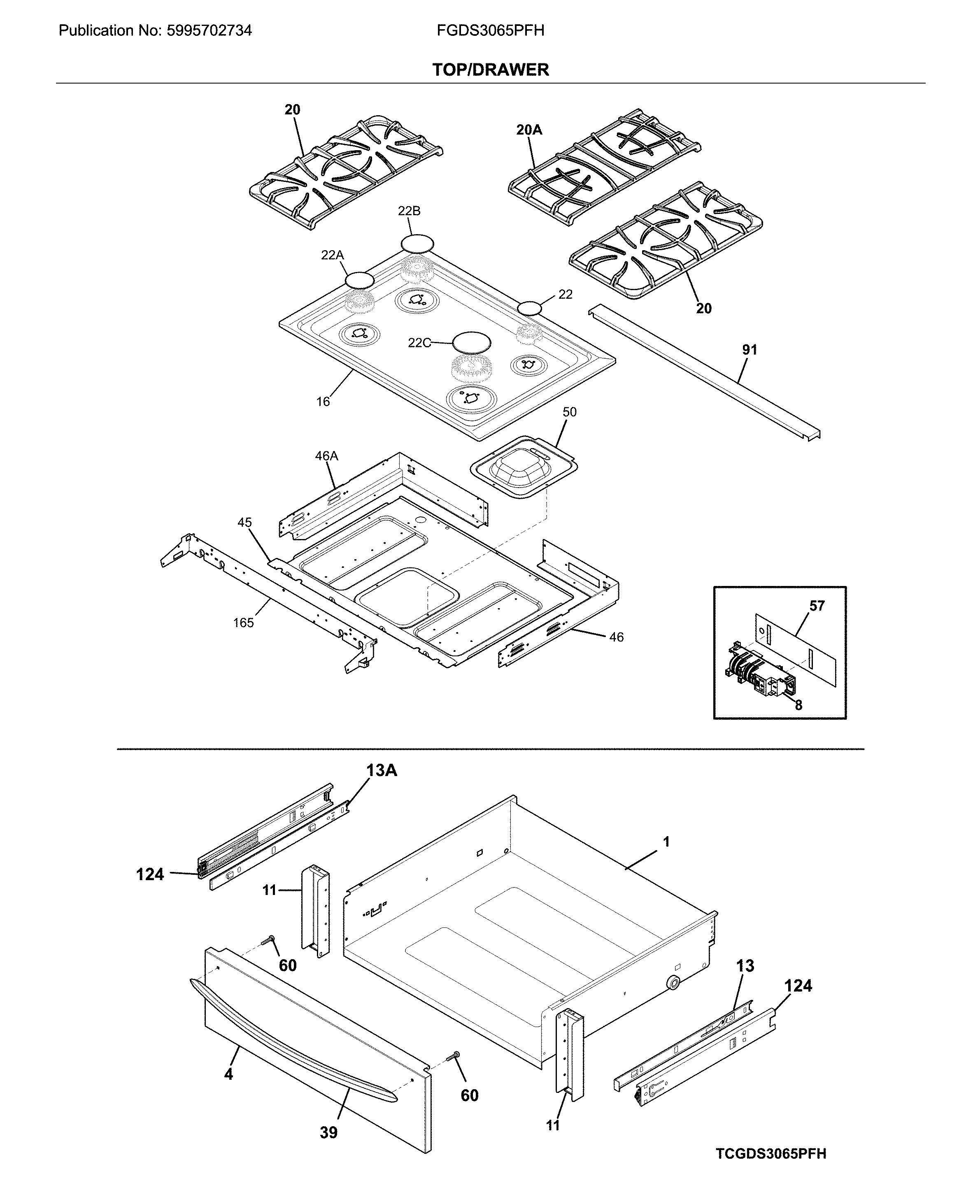 Top/drawer