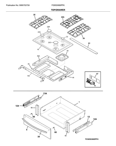 Top/drawer
