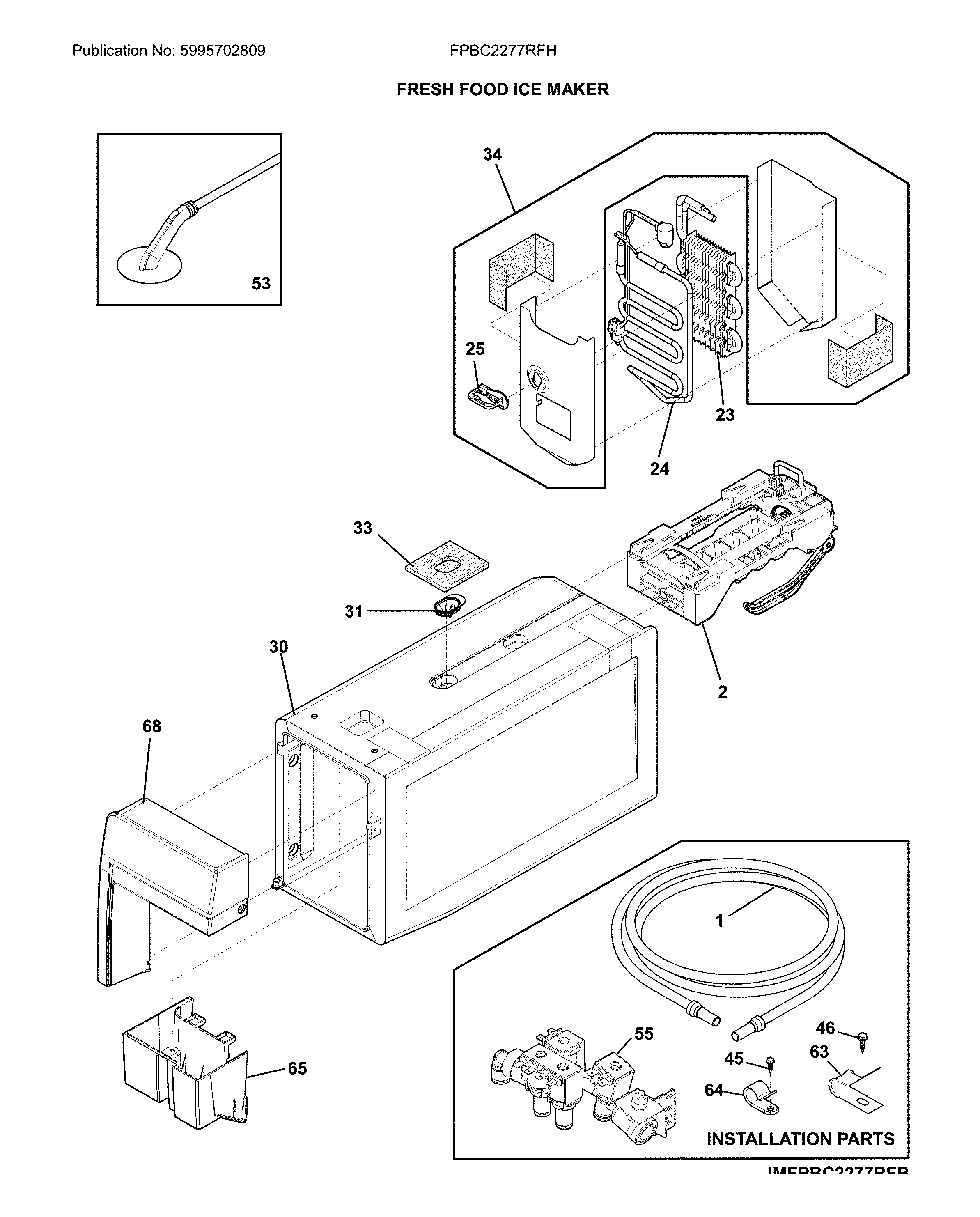 FRESH FOOD ICE MAKER