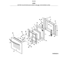 Kenmore 79040549810 door diagram