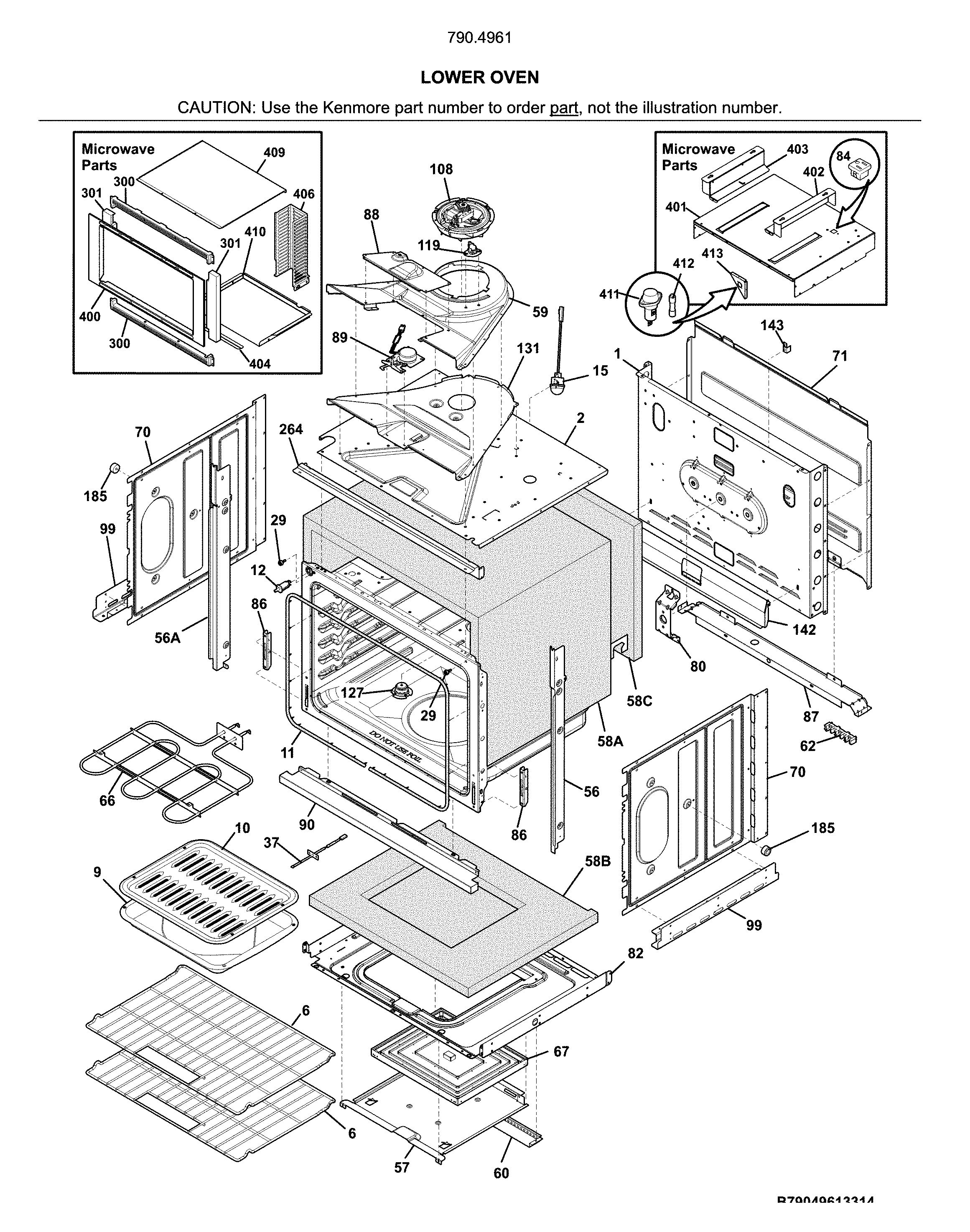 Lower oven