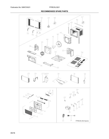 Recommended spare parts