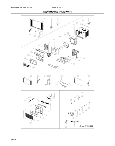 Recommended spare parts