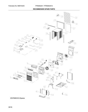 Recommended spare parts