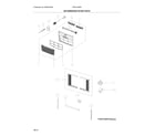 Frigidaire FFRA1022R1E0 recommended spare parts diagram