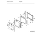 Frigidaire FPGH3077RFF door diagram