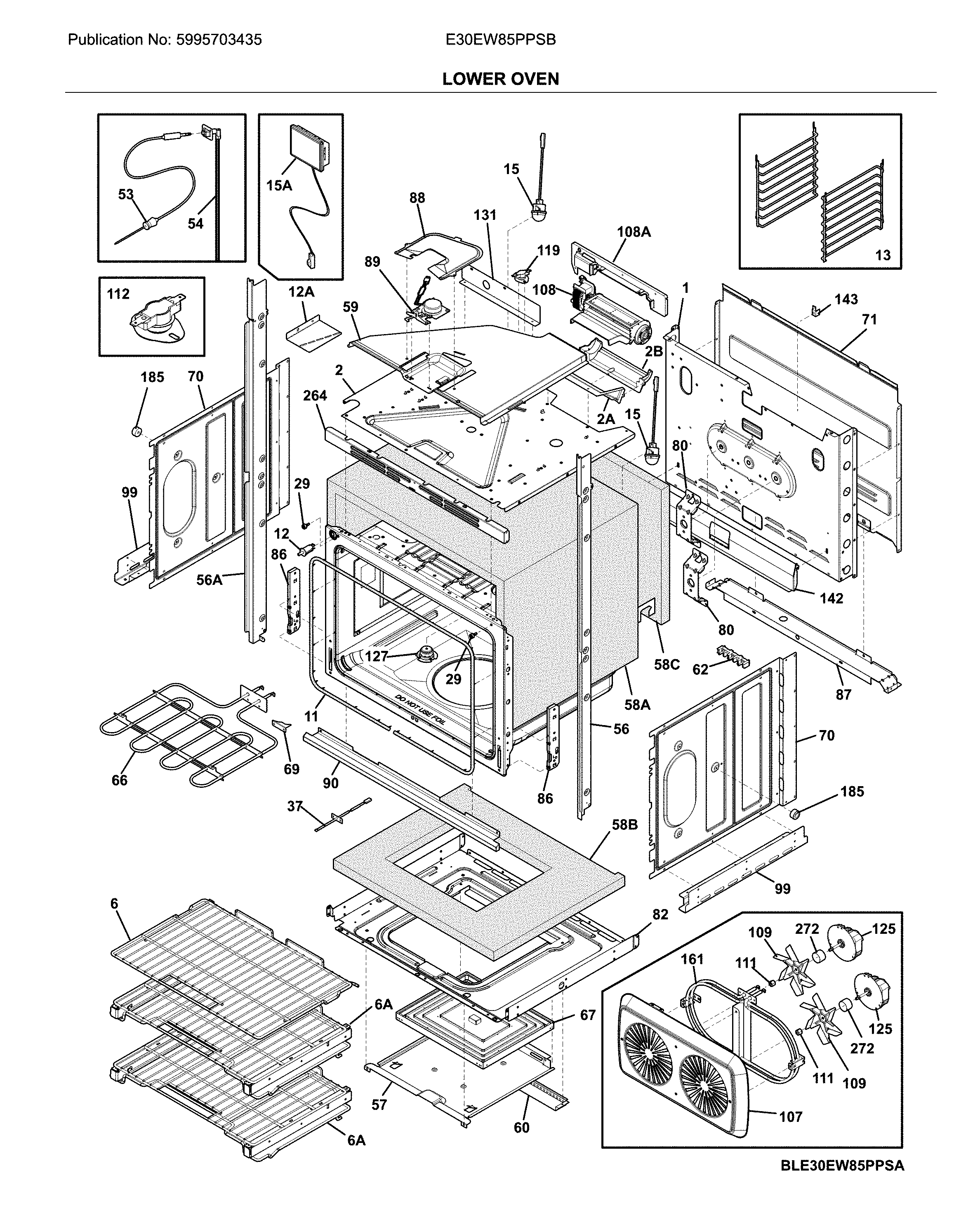 Lower oven