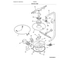 Crosley CDB350NW10B motor & pump diagram
