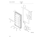 Frigidaire FFFH20F2QWE door diagram