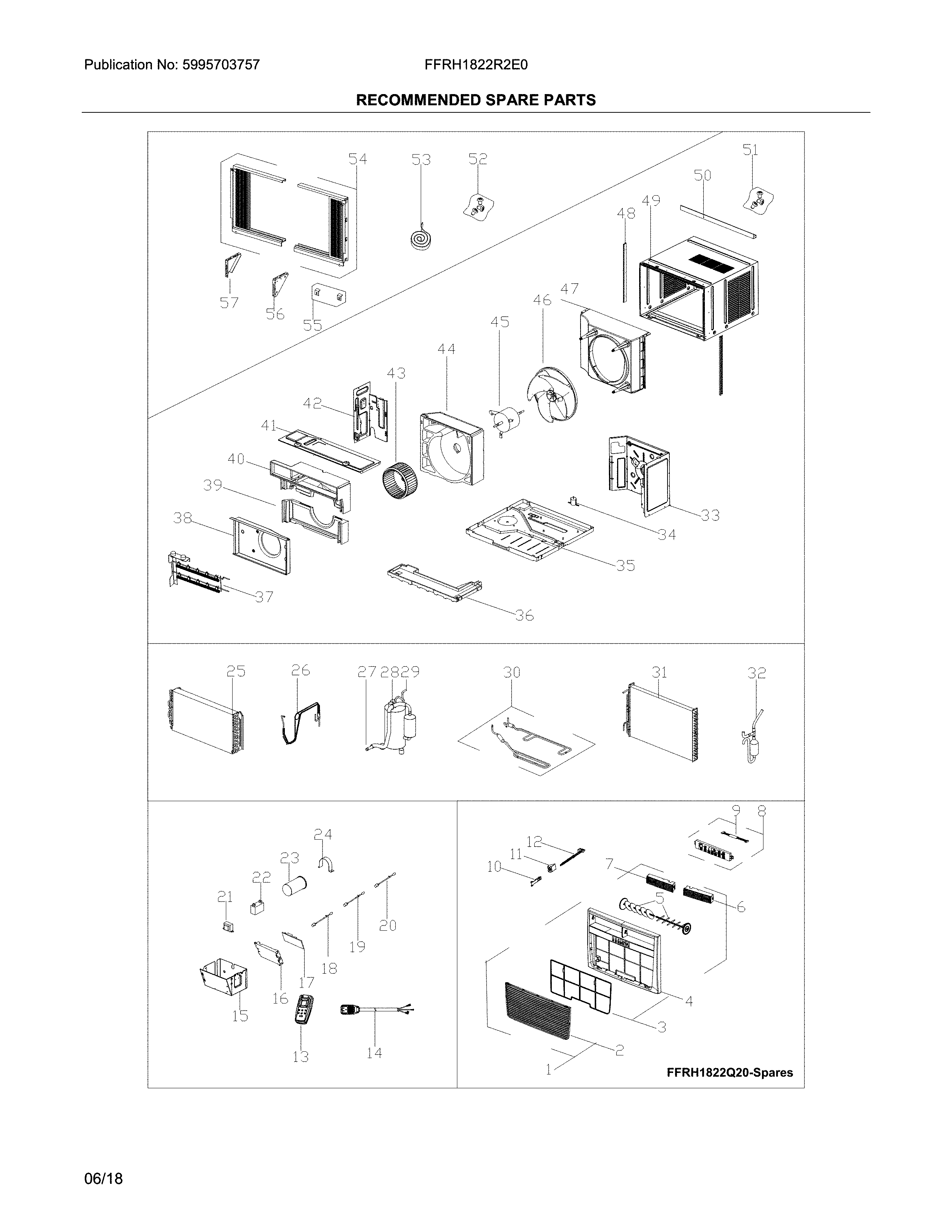 Recommended smare parts