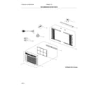 Frigidaire FFRA0511R1E1 recommended spare parts diagram