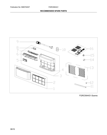 Recommended spare parts