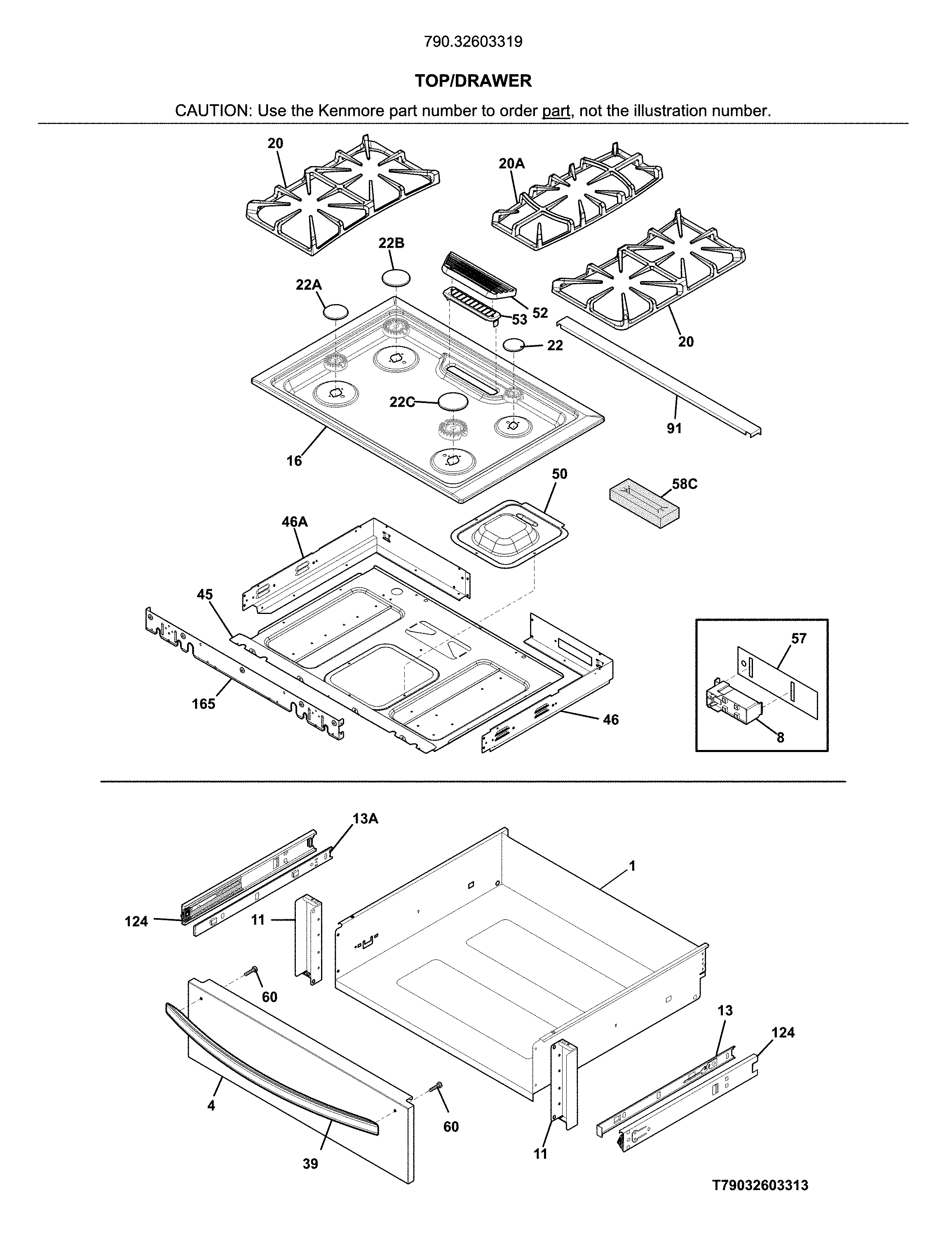 Top/drawer