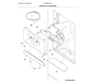 Frigidaire LGHB2867PFHA controls & ice dispenser diagram