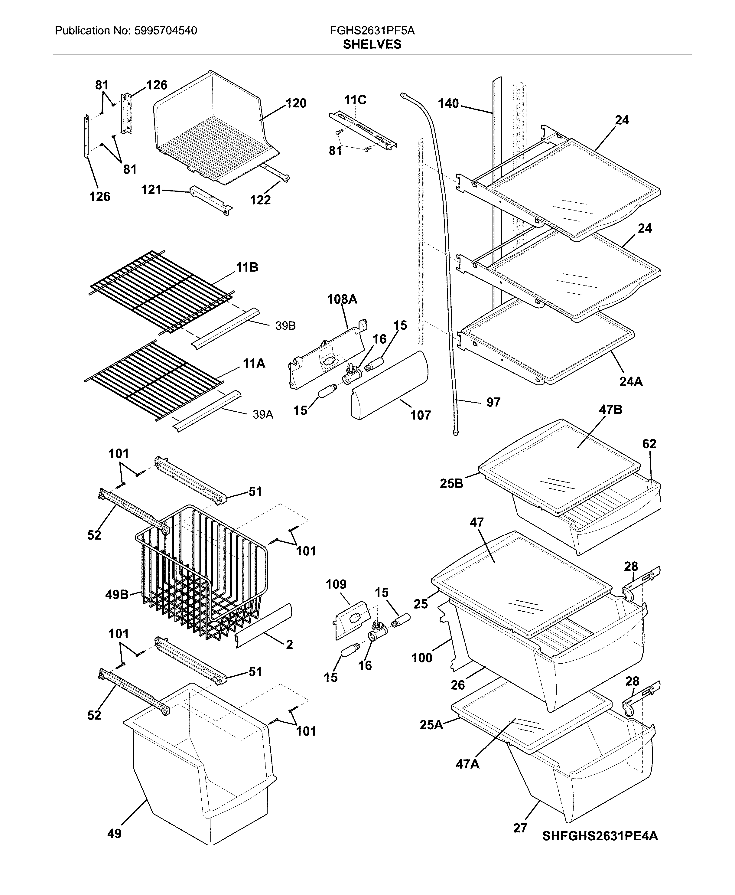 SHELVES