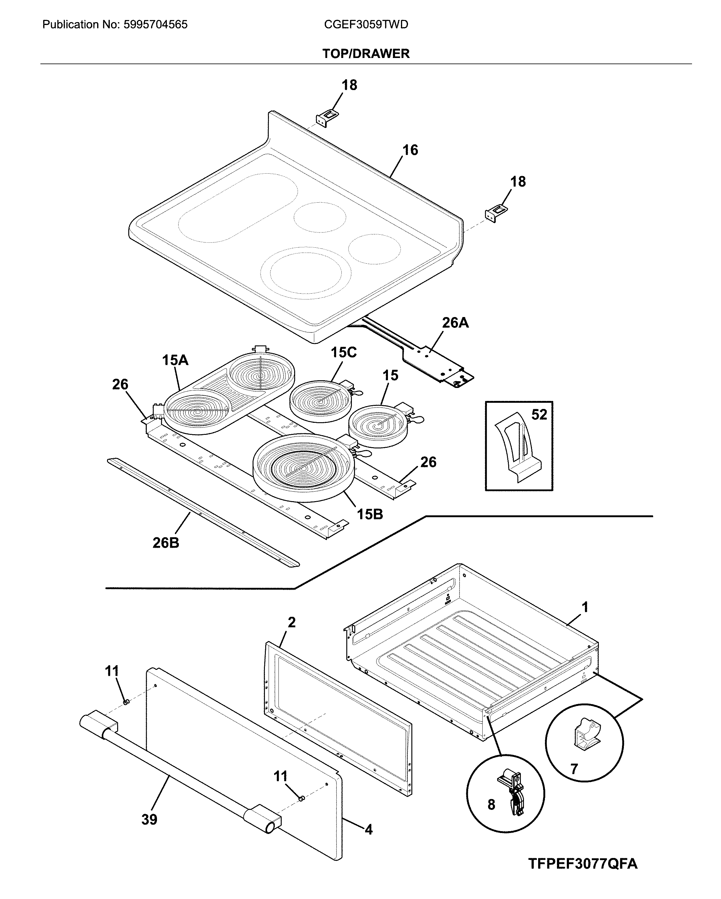 Top/drawer