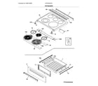 Frigidaire LFEH3054UFA top/drawer diagram