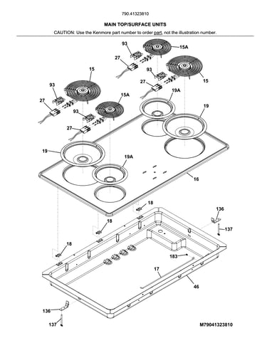 Main top/surface units