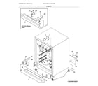 Electrolux E24WL50QS1 cabinet diagram