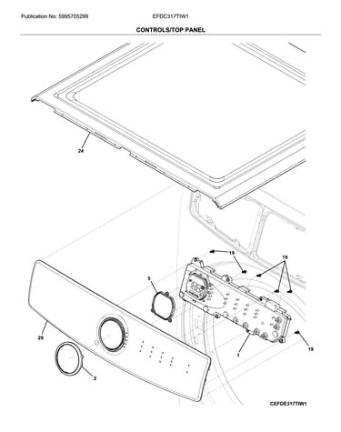 Controls/top panel