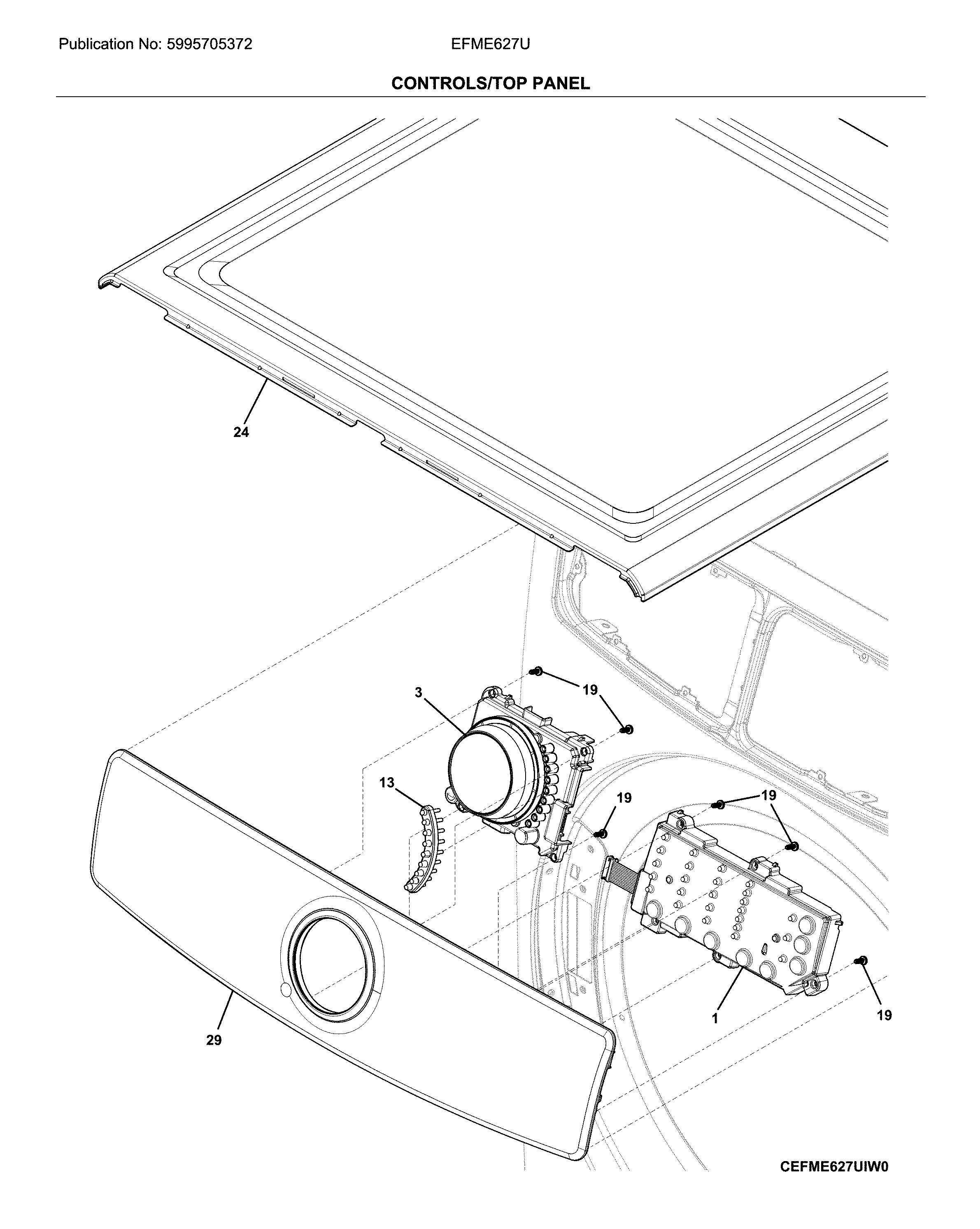 Controls/top panel