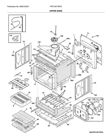 Upper oven