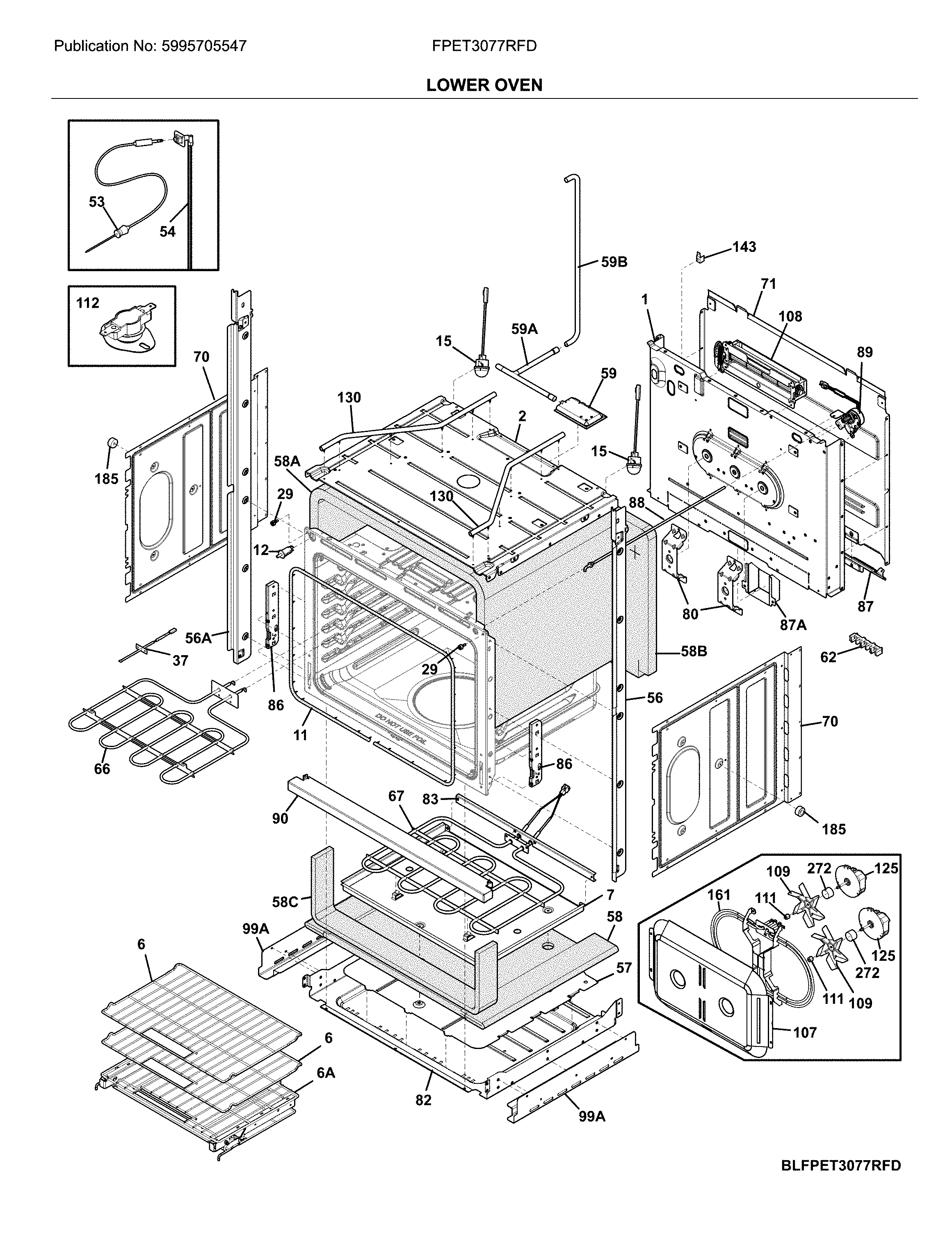Lower oven