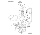 Frigidaire FFID2426TD2A motor & pump diagram
