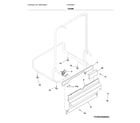 Frigidaire FFID2426TD2A frame diagram