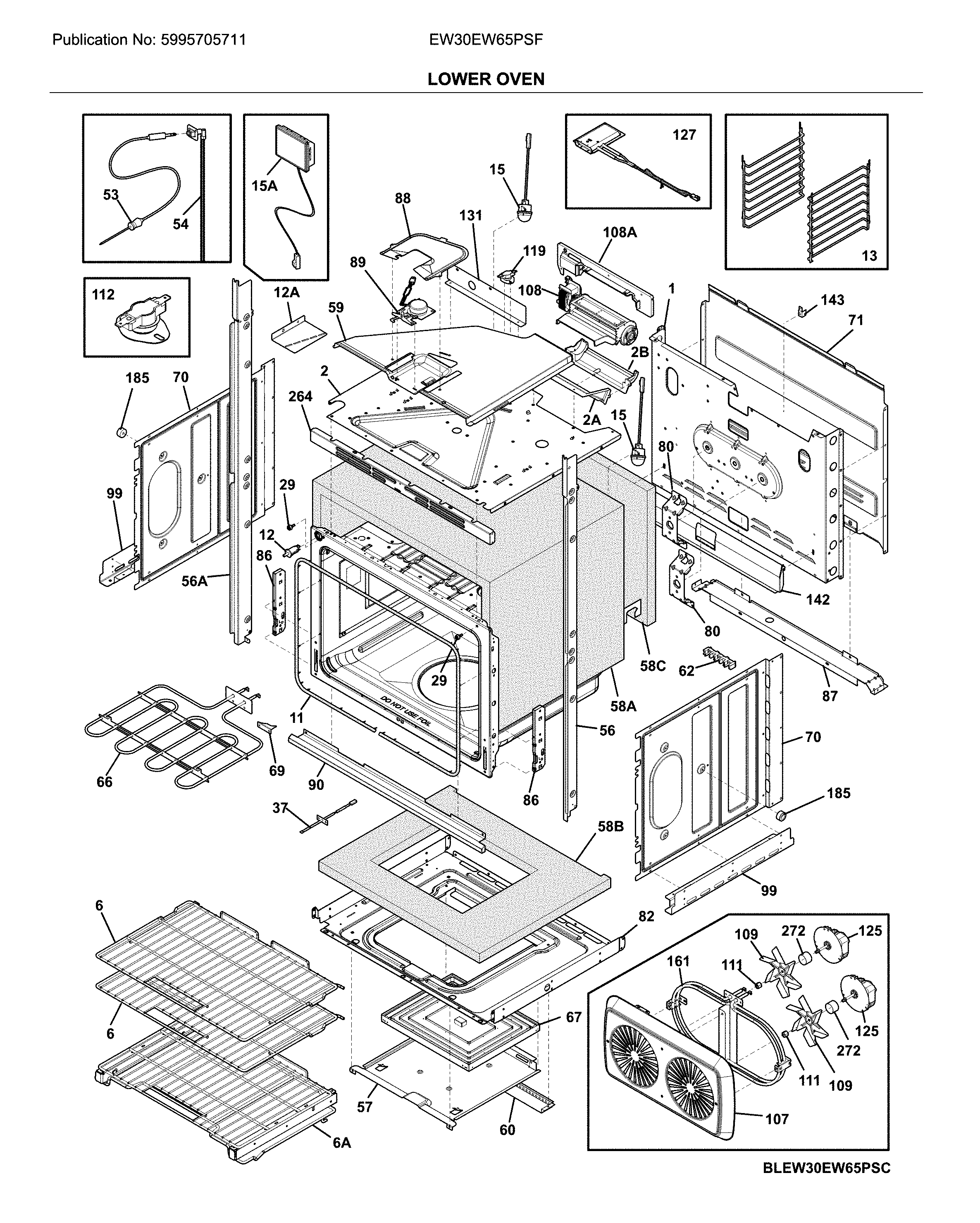Lower oven