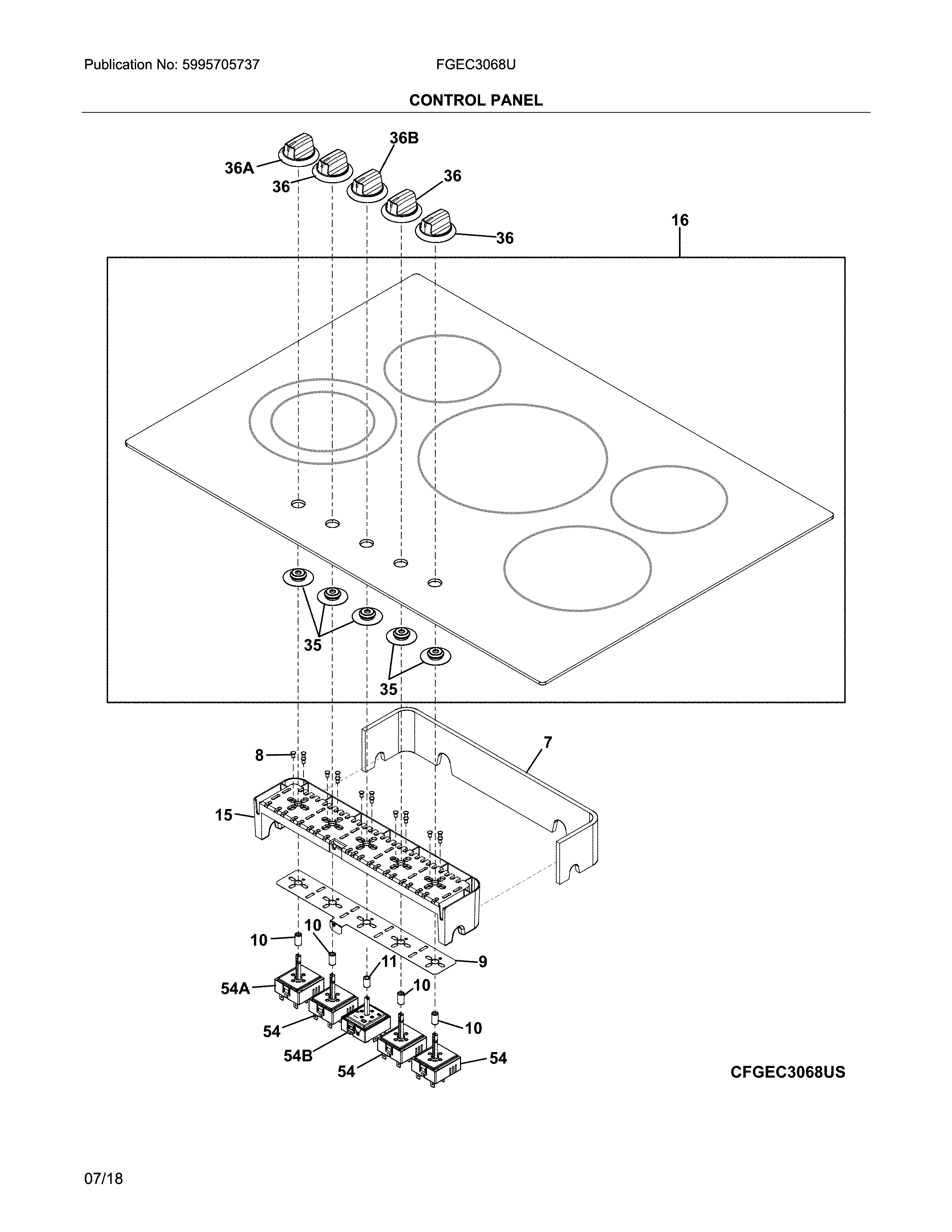 Control panel