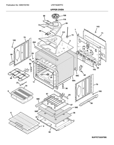 Upper oven