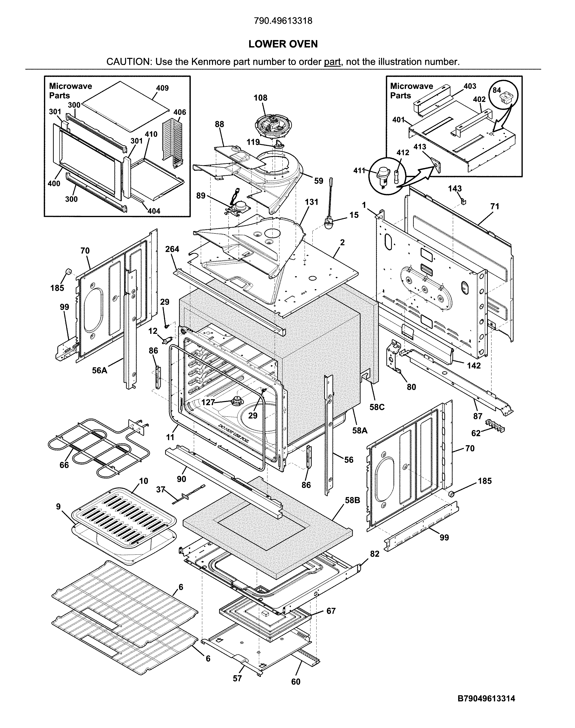 Lower oven