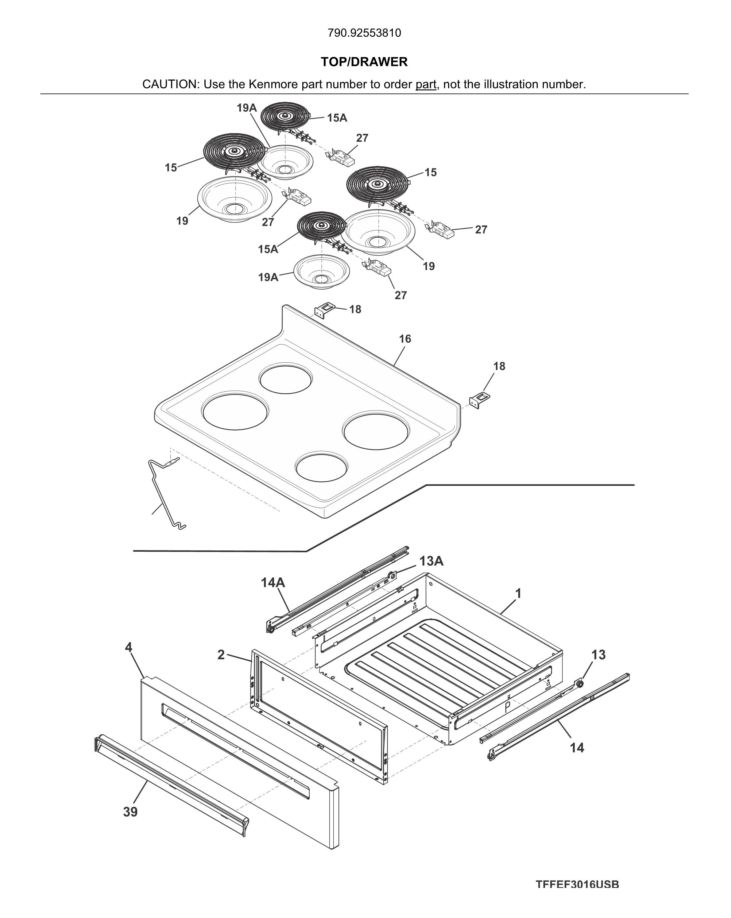 Top/drawer