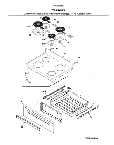 Top/drawer