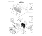 Frigidaire FGHD2368TF3 cooling system diagram
