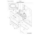 Frigidaire FGHD2368TF3 controls & ice dispenser diagram