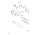 Frigidaire CFEF3016UWB backguard diagram