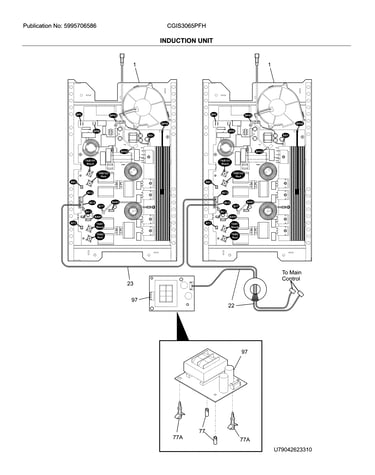Induction unit