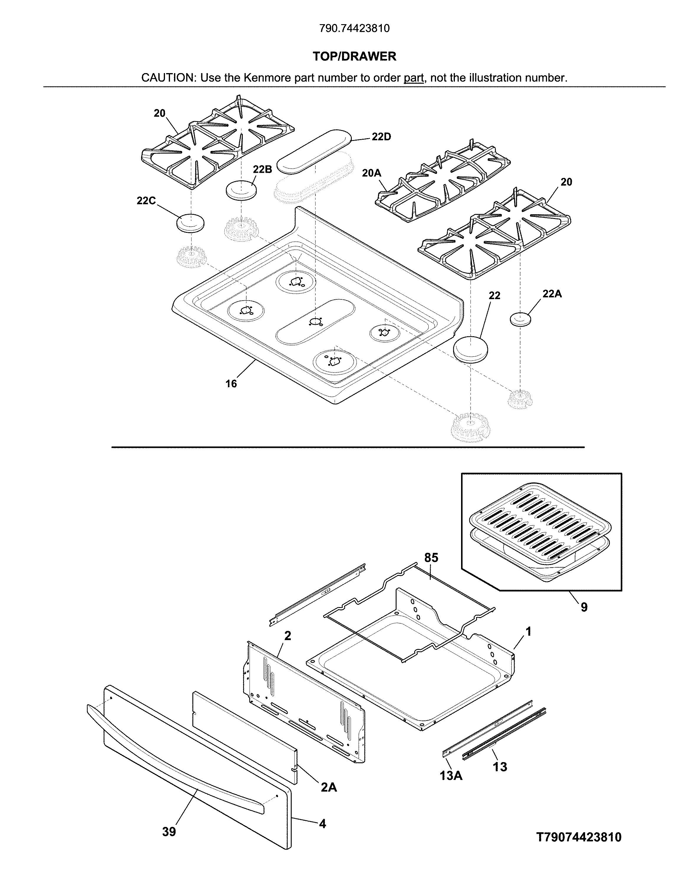 Top/drawer
