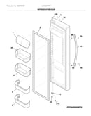 Refrigerator door