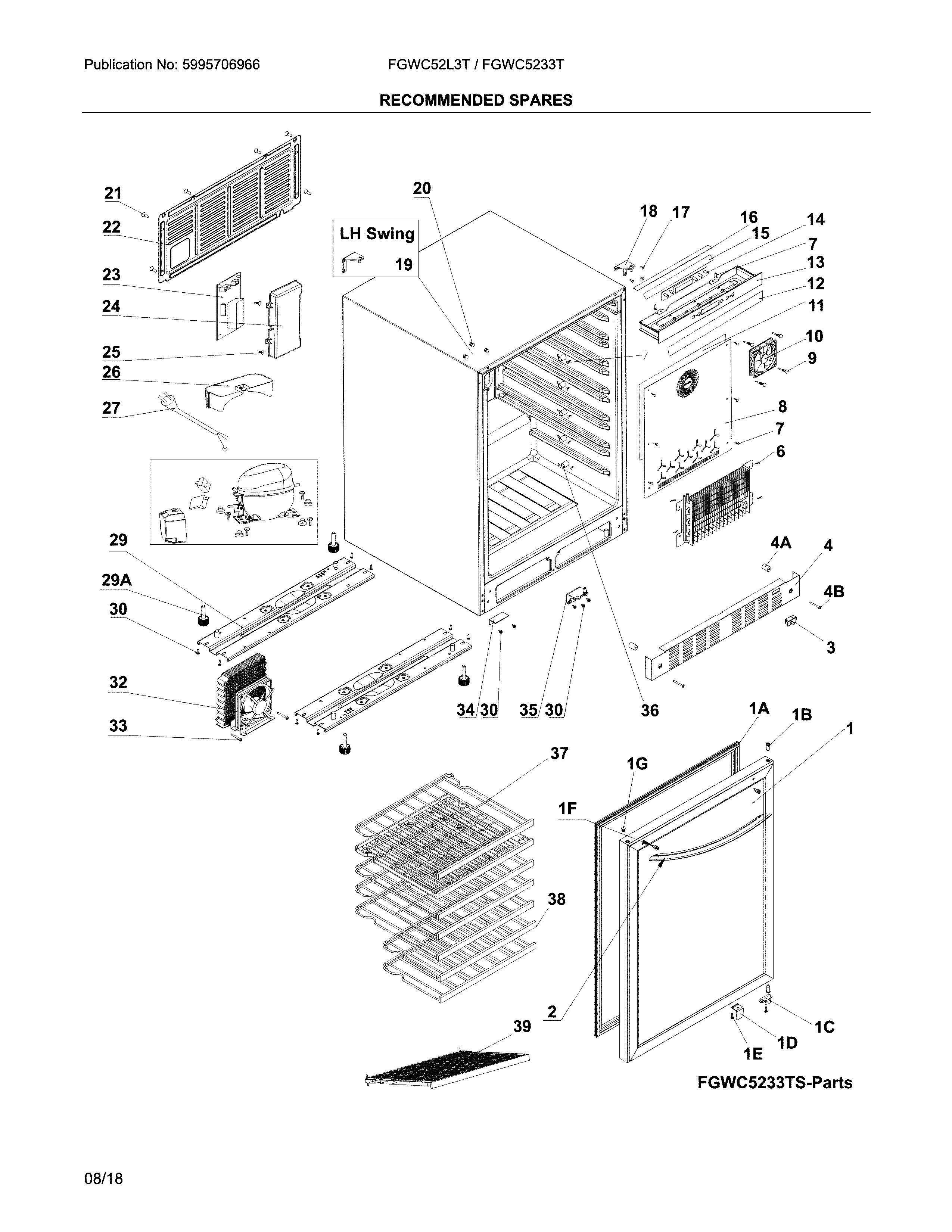 RECOMMENDED SPARE PARTS