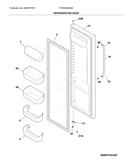Refrigerator door