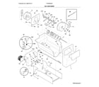 Frigidaire FFSS2622NS2 ice container diagram